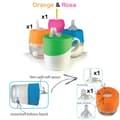 Miniatyrbild 6 av 6: Clip´n Sip för barn - överdrag av silikon till glas eller mugg (2-pack)