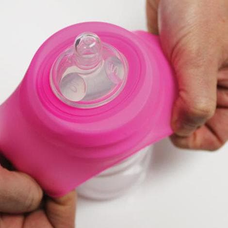 Clip´n Sip för barn - överdrag av silikon till glas eller mugg (2-pack)