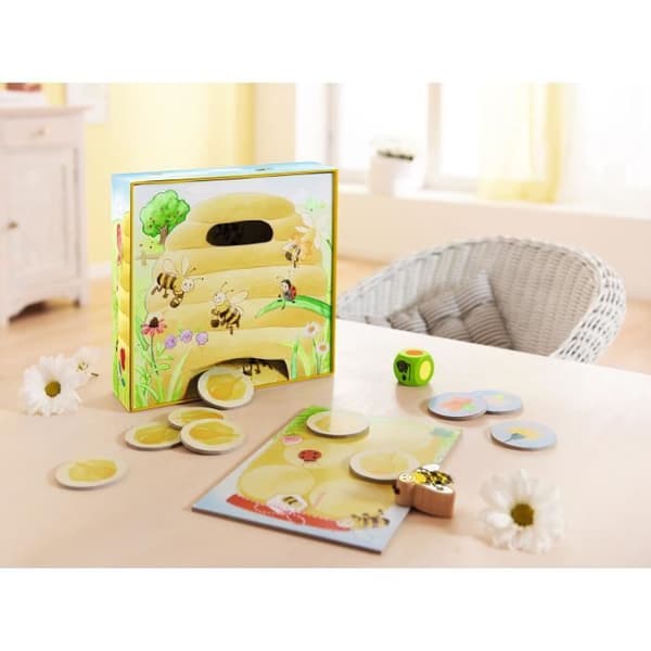 HABA samarbetsspel - Mina första spel - Abella the bee - Lär dig färger - 2 år och uppåt
