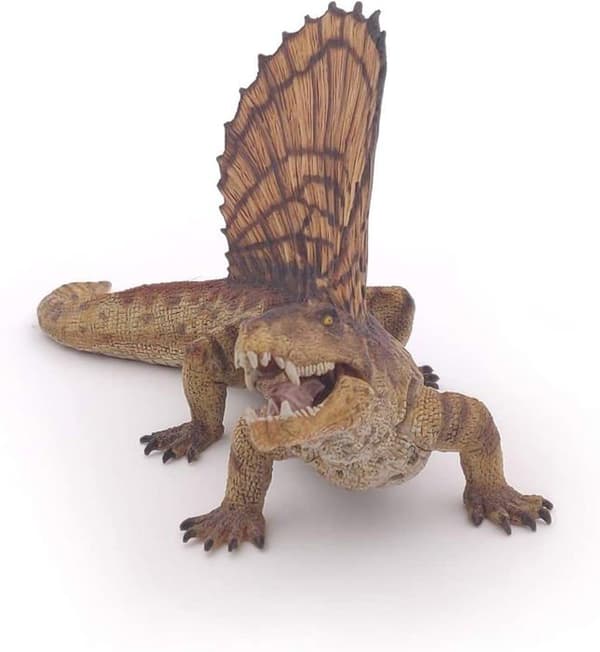 Dimetrodon Dinosaur Figurine - Papo - DINOSAURS - Handmålad - Idealiskt lekstöd