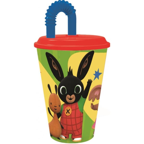 Bing plastmugg med sugrör
