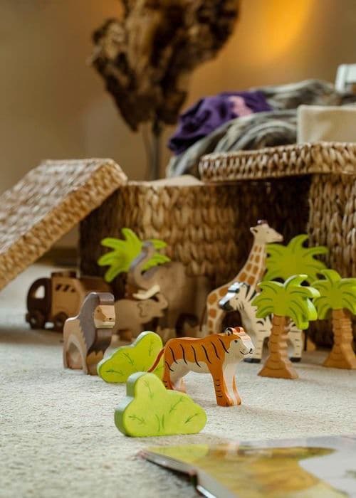 HOLZTIGER - 80136 - FIGURIN - TIGER, STÅENDE
