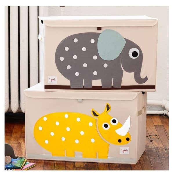 3 groddar - Rhino Toy Box - ELEMENT FÖR BARN
