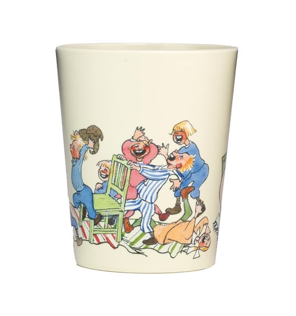 Emil fra Lønneberget Tumblermugge Beige Rätt Start