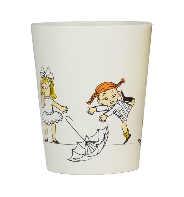 Pippi Sirkus Tumblerkopp Beige Rätt Start