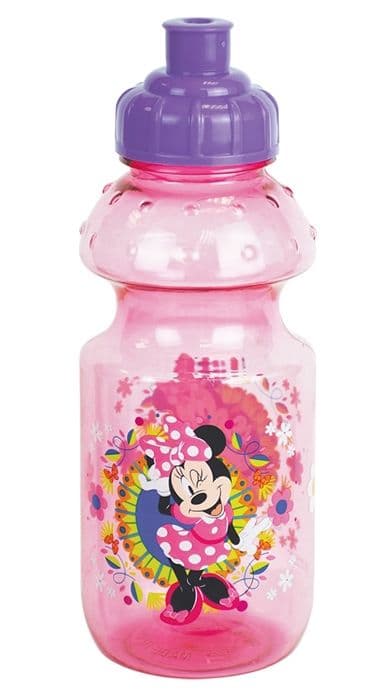 DISNEY MINNIE BLOMMOR - Transparent flaska 350 mL