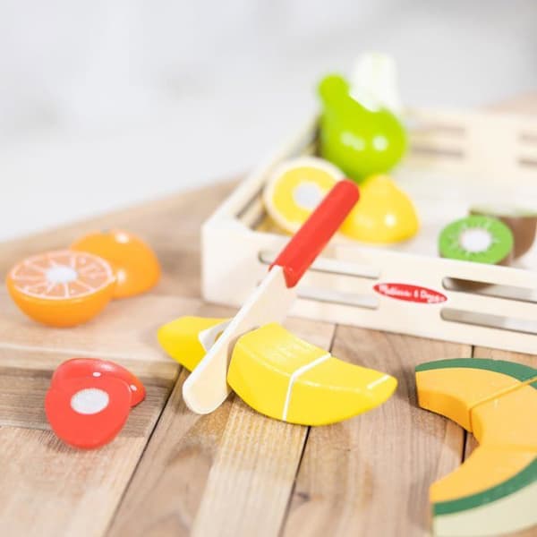 MELISSA &amp; DOUG Träskärning av frukt
