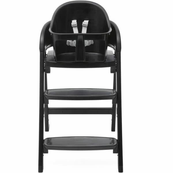 Trone Chicco Crescendo Lite cairo coal Sort Rustfrit stål