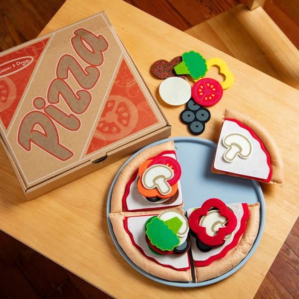 MELISSA &amp; DOUG Filtmat - Pizzaset