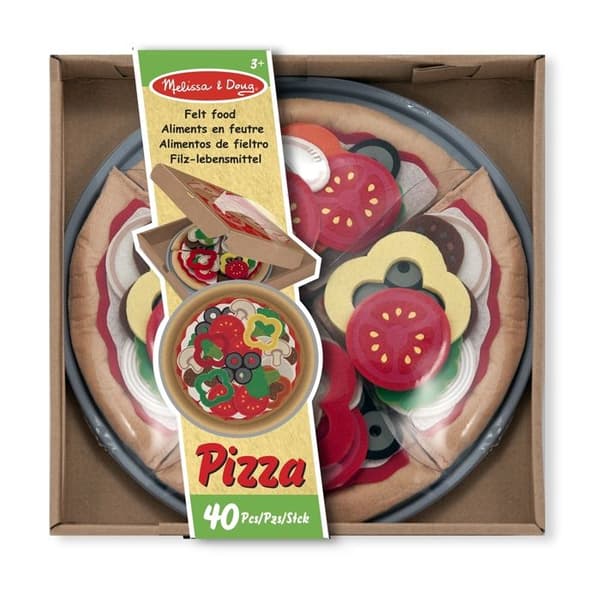 MELISSA &amp; DOUG Filtmat - Pizzaset