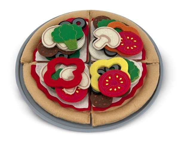 MELISSA &amp; DOUG Filtmat - Pizzaset