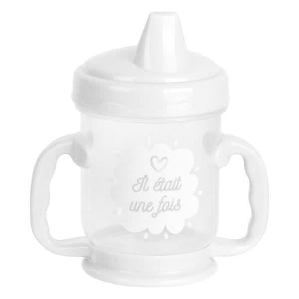 Läcksäker Baby Learning Cup med pip 210 ml Tom &amp; Zoé Grey