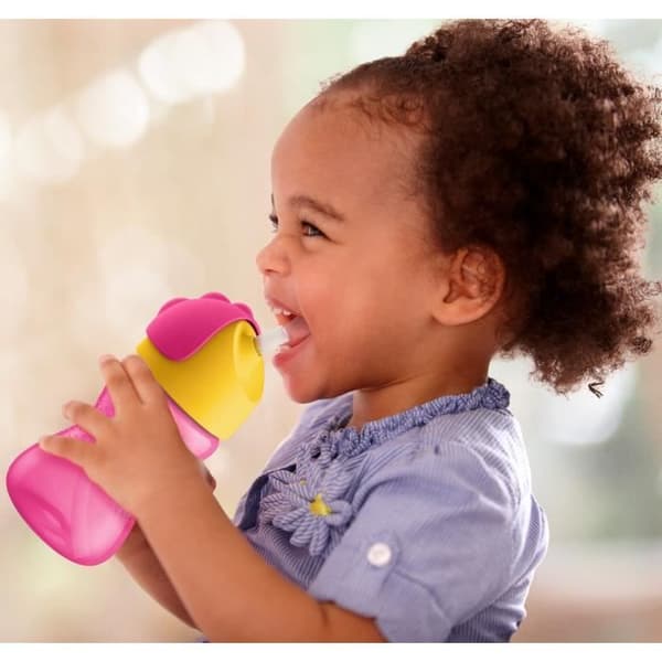 PHILIPS AVENT SCF798/02 Halmkopp 300ml 12 månader+ Rosa/Gul