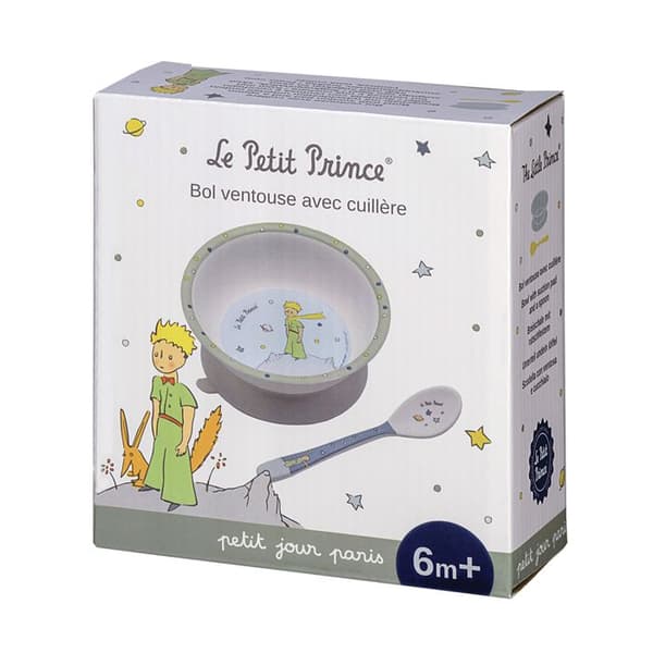 Sugskål och sked Den Lille Prinsen - Petit Jour Paris - Rosa - Blandad