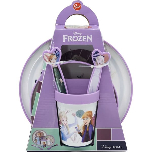 Sæt med spiseting til børn Frozen CZ11305 (5 Dele)