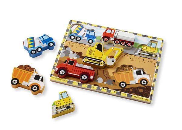 Stort träpussel - Konstruktion - MELISSA &amp; DOUG