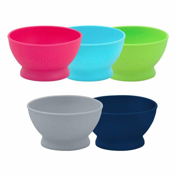 Gröna groddar babyskål - 152300-604-25 - Inlärningsskål (Aqua)