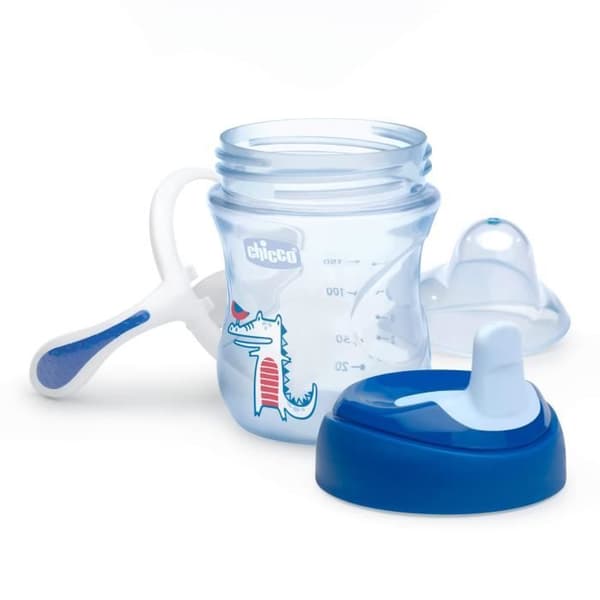 Chicco Träningskopp med styv pipe Chameleon Green +6m 200ml 1 enhet