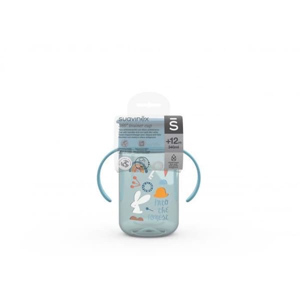 SUAVINEX Cup 360 340ml Into the Forest blå