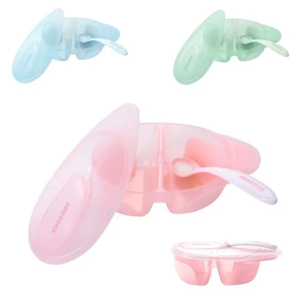 Kikkaboo Bol barn Smakfullt dubbelt fack lock stort fack 150ml [Rosa]