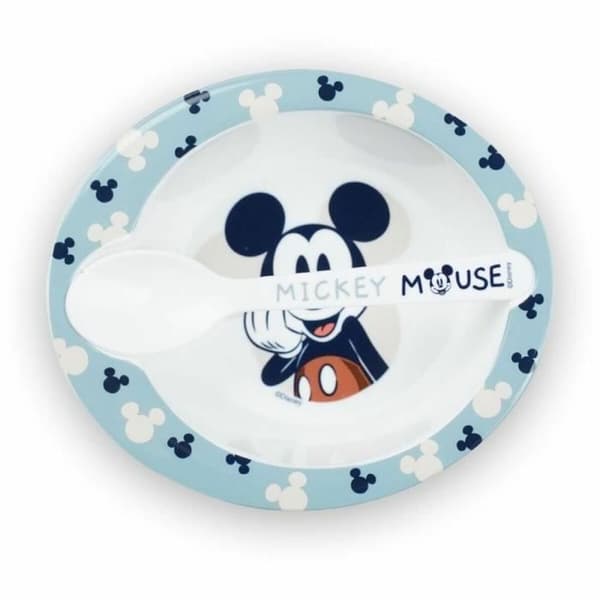 Servissats ThermoBaby MICROWAVE MEAL SET BOWL + MICKEY SPOON