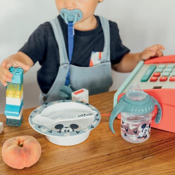 Madlavningssæt ThermoBaby MICROWAVE MEAL SET BOWL + MICKEY SPOON