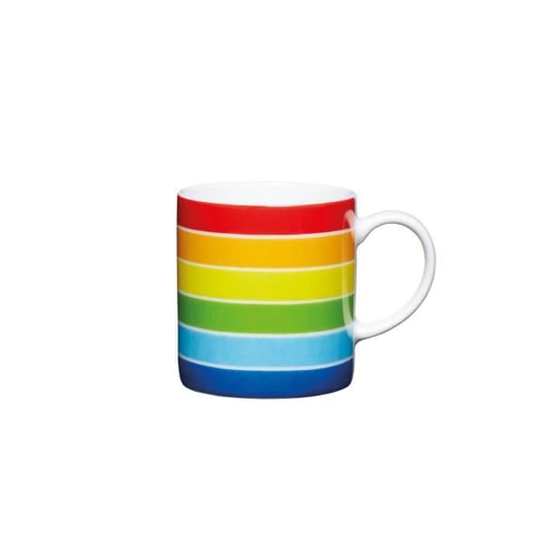 KitchenCraft rainbow espressokopp 80 ml porslin