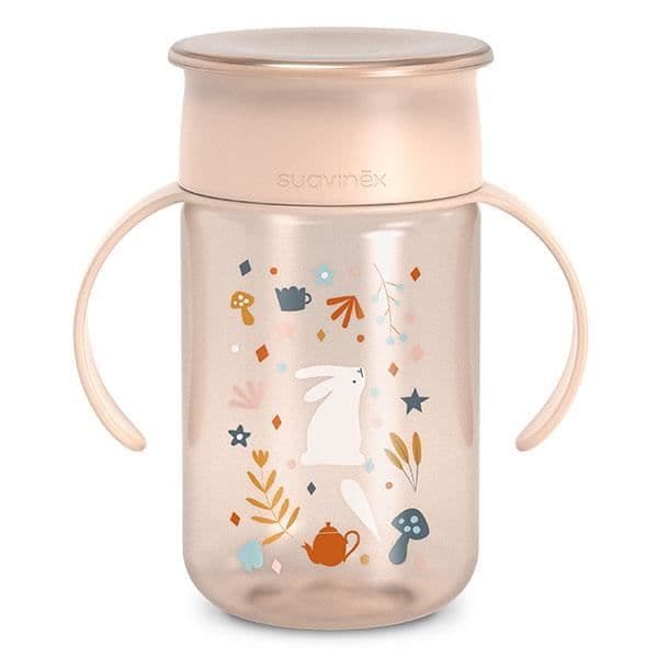 Suavinex, Wonderland, Tasse 360° +12 månader - Wonderland Ros - 340ml