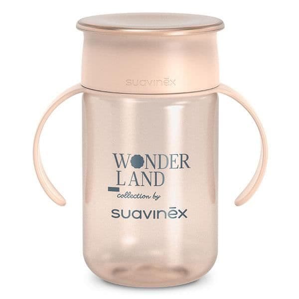Suavinex, Wonderland, Tasse 360° +12 månader - Wonderland Ros - 340ml