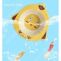 Miniatyrbild 2 av 4: TD® Baby Meal Bowl Mikrovågsugn Spillsäker 4 månader Chick Lunchtallrik Deep Learning Söt Bambu Gul
