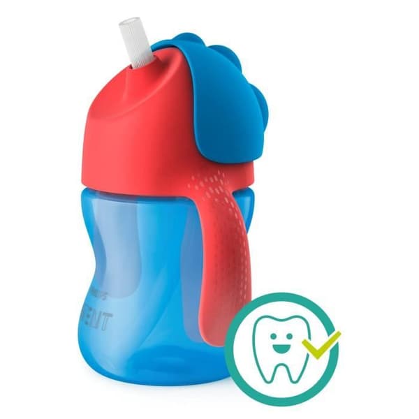 PHILIPS AVENT SCF796/01 Halmkopp - 200ml - 9 månader+ - Blå/Röd