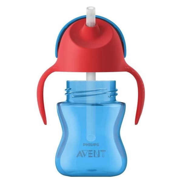 PHILIPS AVENT SCF796/01 Halmkopp - 200ml - 9 månader+ - Blå/Röd