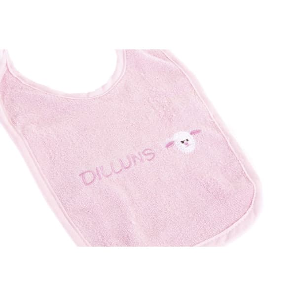 Ruokalappusetti Home ESPRIT Pinkki Taivaansininen Puuvilla 19 x 29 x 3 cm (4 osaa)
