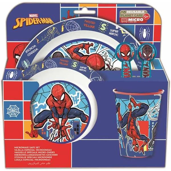 Lasten astiasto Spider-Man Mob Rules 5 Kappaletta