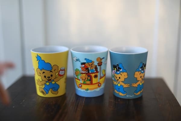 Bamse Tumblermugg Gul Rätt Start