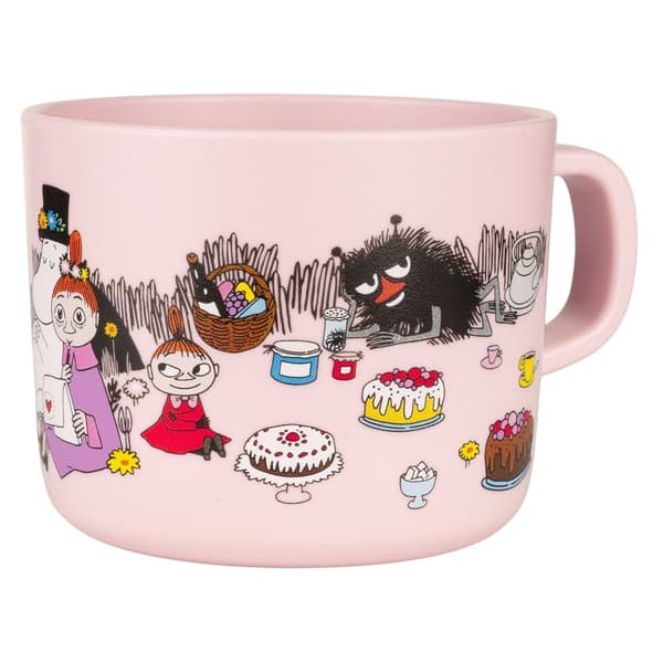 Mumin Lilla My Mugg med Handtag Ljusrosa Rätt Start