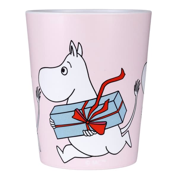 Mumin Picknick Tumblermugg Rosa Rätt Start