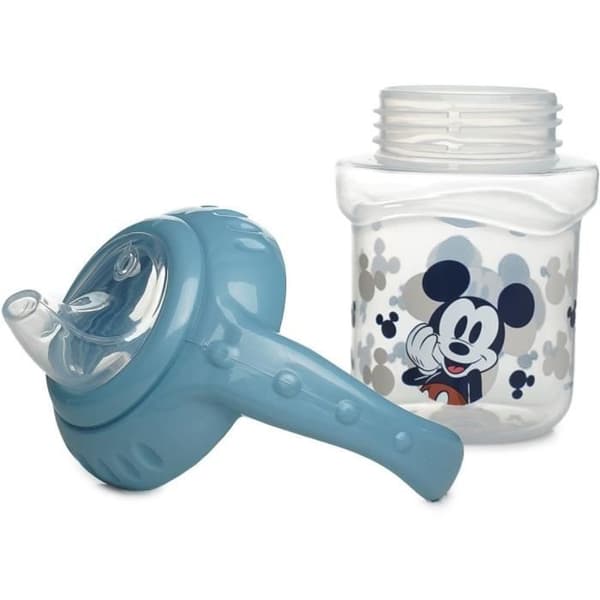 Mugg med handtag - THERMOBABY - Sippy 250 ml - Silikonpip - Läckagesäker - Mickey Cool