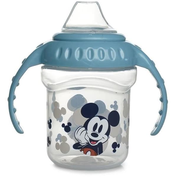Mugg med handtag - THERMOBABY - Sippy 250 ml - Silikonpip - Läckagesäker - Mickey Cool