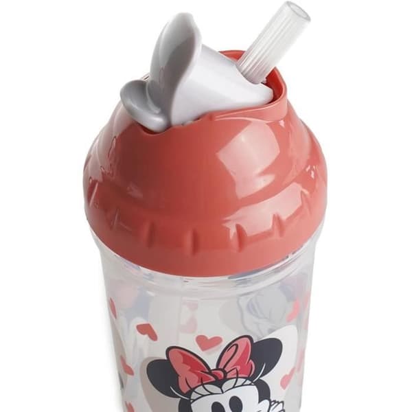 Tasse med sugrör - THERMOBABY - 295 ml - Läckagesäker - Klämma - Minnie