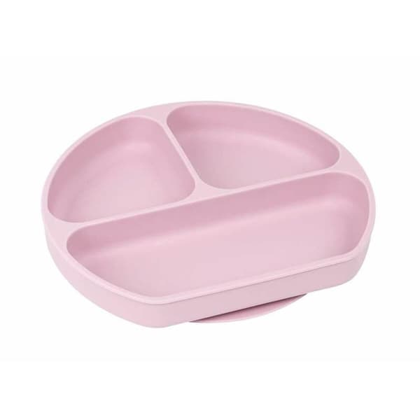 Silikonplatta med sugkopp Safta Silikon 20,5 x 2,5 x 18 cm Sugkopp Rosa