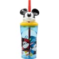 Miniatyrbillede 3 af 5: Kop med Sugerør Mickey Mouse CZ11336 3D Blå