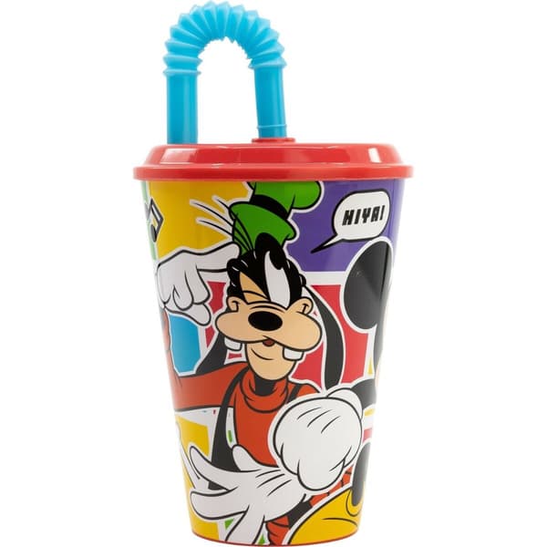 Muggen med Sugrör Mickey Mouse CZ11364 430 ml