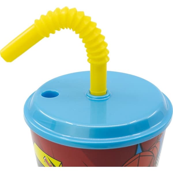 Muggen med Sugrör Spider-Man CZ11366 430 ml
