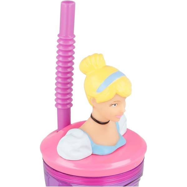 Muggen med Sugrör Disney Princess CZ11334 3D Rosa
