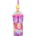 Miniatyrbilde 3 av 6: Glasset med Sugerør Disney Princess CZ11334 3D Rosa