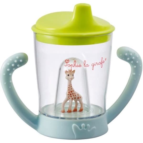VULLI läckagesäker kopp - SOPHIE LA GIRAFE - Grön - Baby - 150 ml - 6 månader