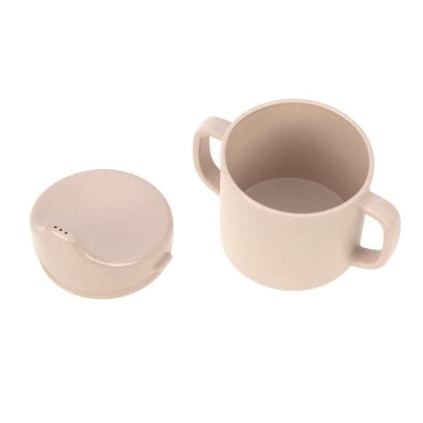 Lässig Uni babyinlärningskopp - Rosa - 150 ml - Med lock och handtag
