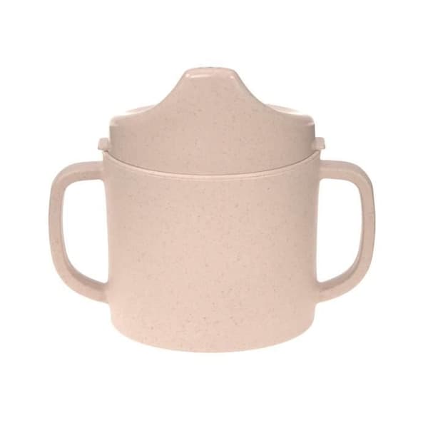 Lässig Uni babyinlärningskopp - Rosa - 150 ml - Med lock och handtag