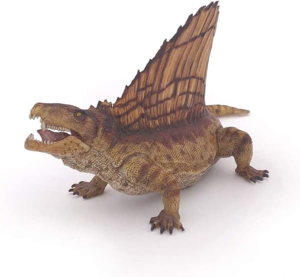 Dimetrodon Dinosaur Figurine - Papo - DINOSAURS - Handmålad - Idealiskt lekstöd
